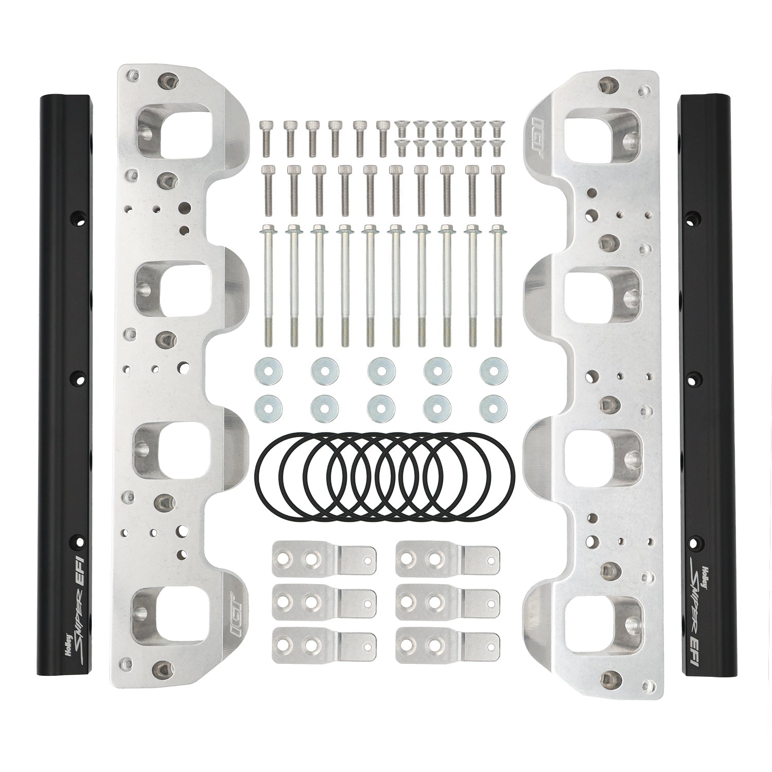 LT Non Superchrgered Heads to LT4 Port Injection Add On Plates - ICT Billet INA-LT1-LT4IN