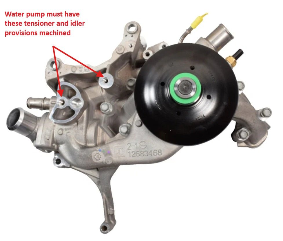 LT Truck 2019+ Belt Tensioner Idler Kit - ICT Billet 551943
