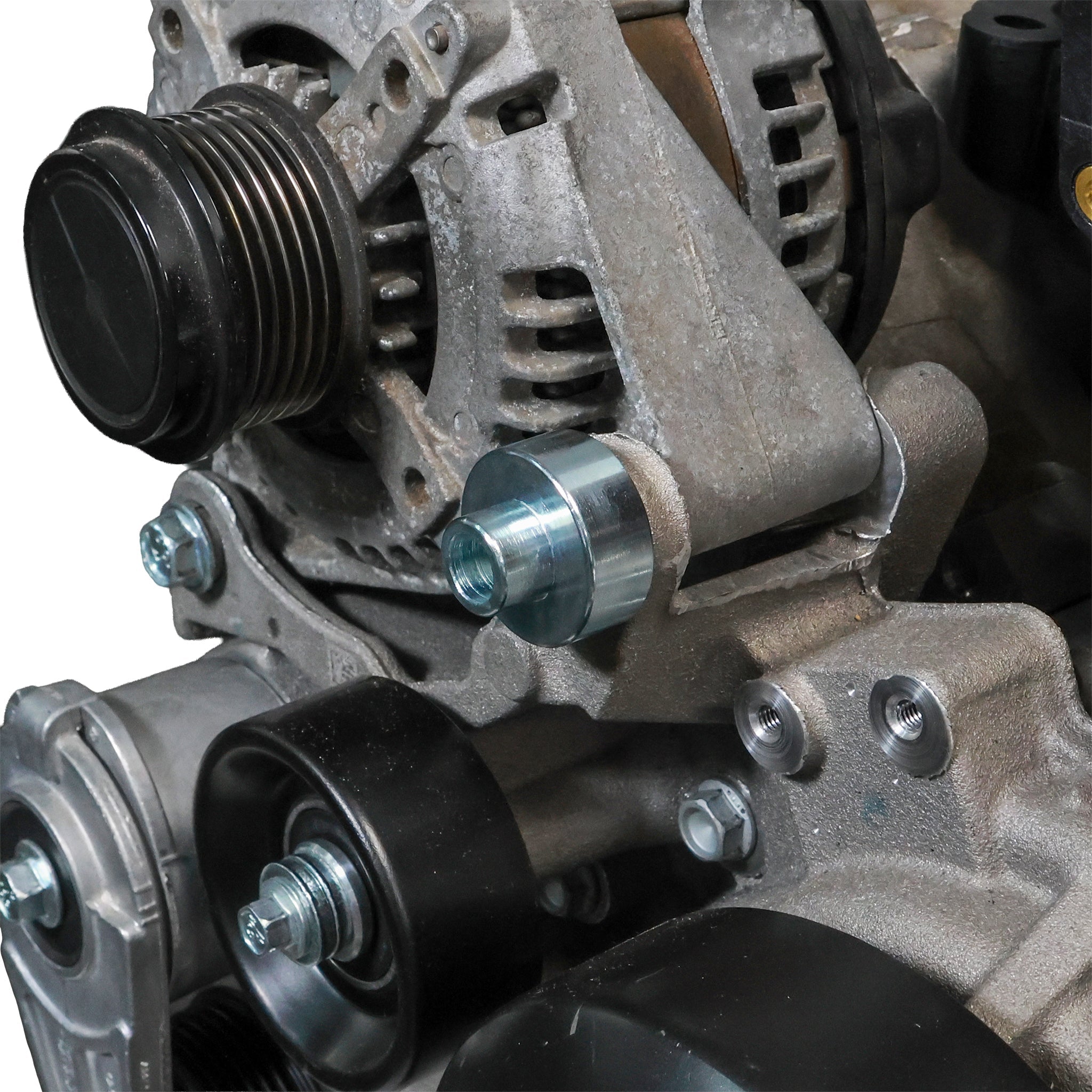 LT Truck 2019 & Up - Type 2 Power Steering Pump Bracket Kit - ICT Billet BKT-LT018-3