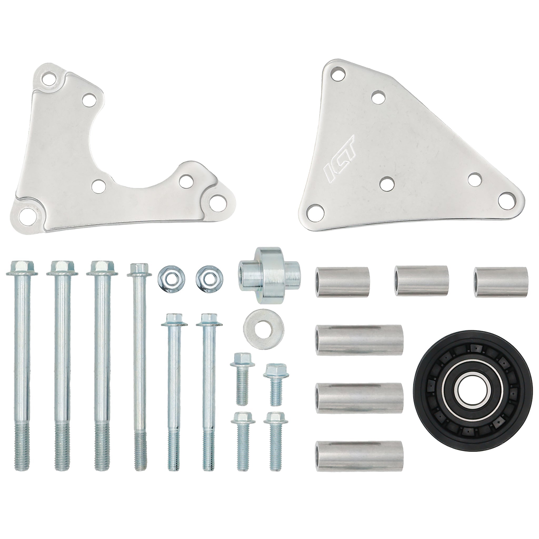 LT Truck 2019 & Up - Type 2 Power Steering Pump Bracket Kit - ICT Billet BKT-LT018-3