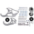 LT Truck L87 2019 & up Sanden 508 A/C Air Conditioner Compressor Bracket Kit AC - ICT Billet 551582