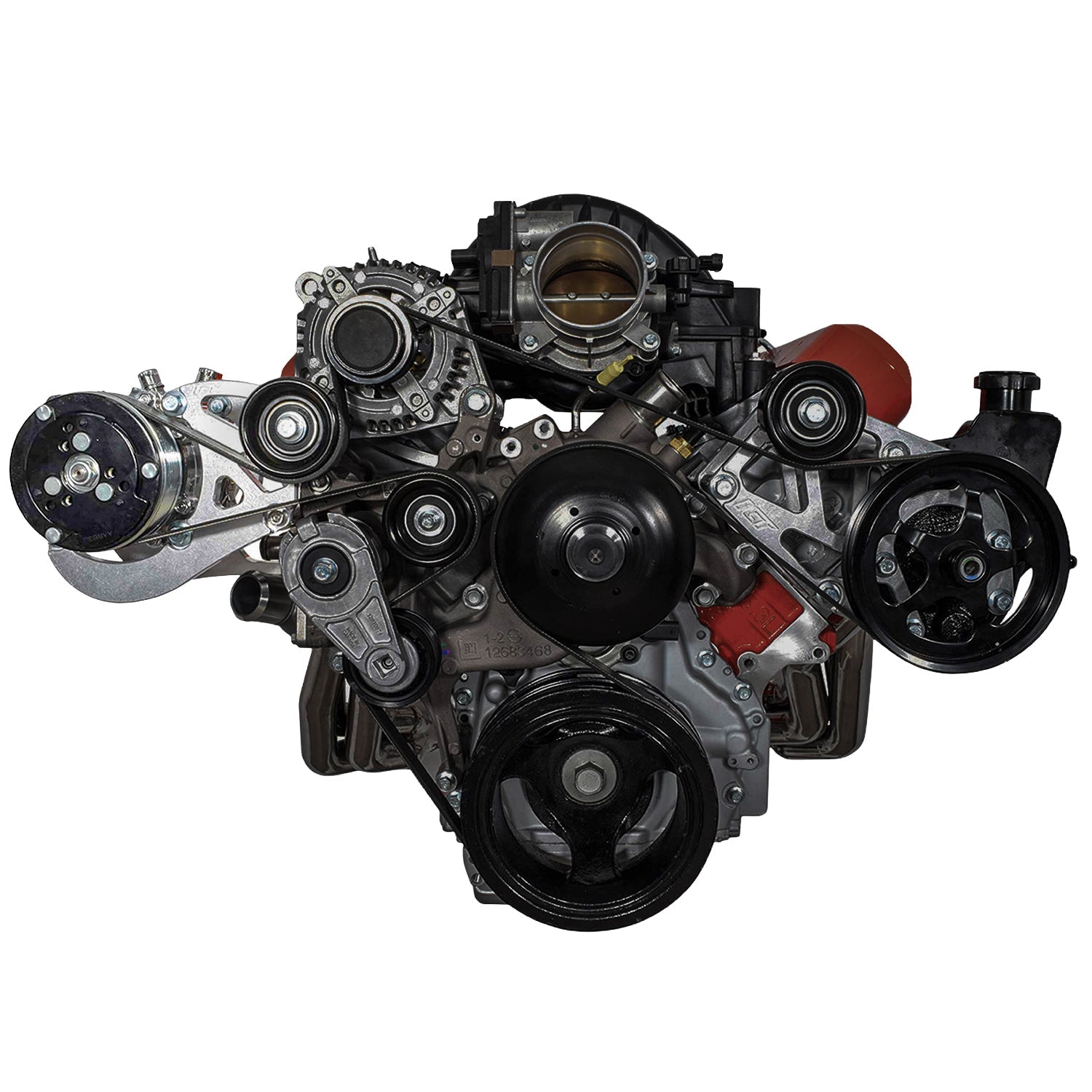 LT Truck L87 2019 & up Sanden 508 A/C Air Conditioner Compressor Bracket Kit AC - ICT Billet 551582