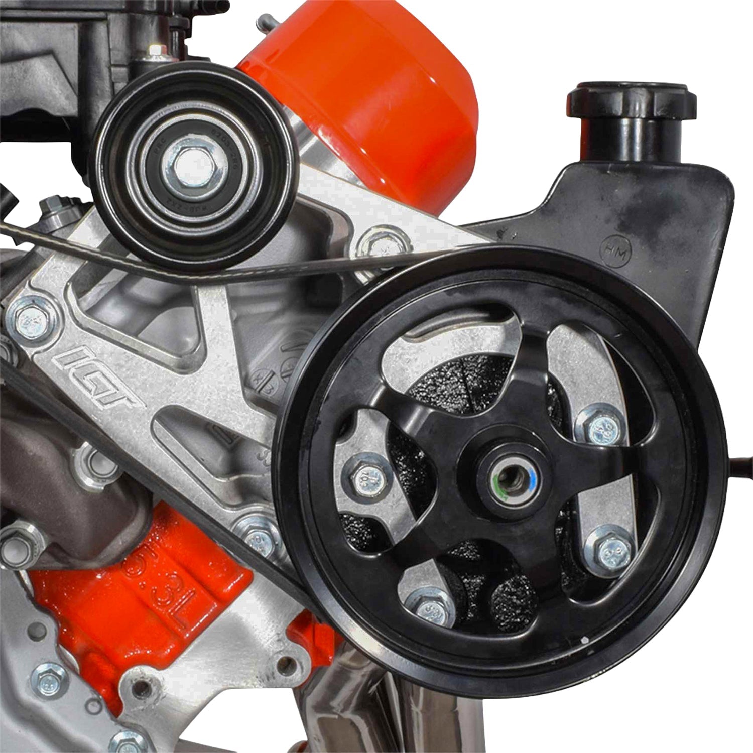 LT Truck L87 L84 2019 & up - Saginaw Power Steering Pump Bracket Kit - ICT Billet 551578