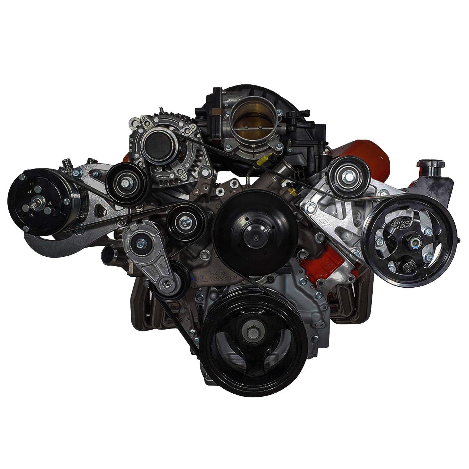 LT Truck L87 L84 2019 & up - Saginaw Power Steering Pump Bracket Kit - ICT Billet 551578