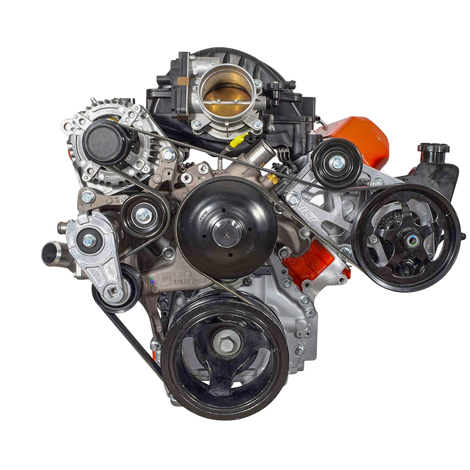 LT Truck L87 L84 2019 & up - Saginaw Power Steering Pump Bracket Kit - ICT Billet 551578