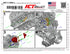 LT1 Camaro Alternator Bracket Low Mount - ICT Billet BKT-LT009-2