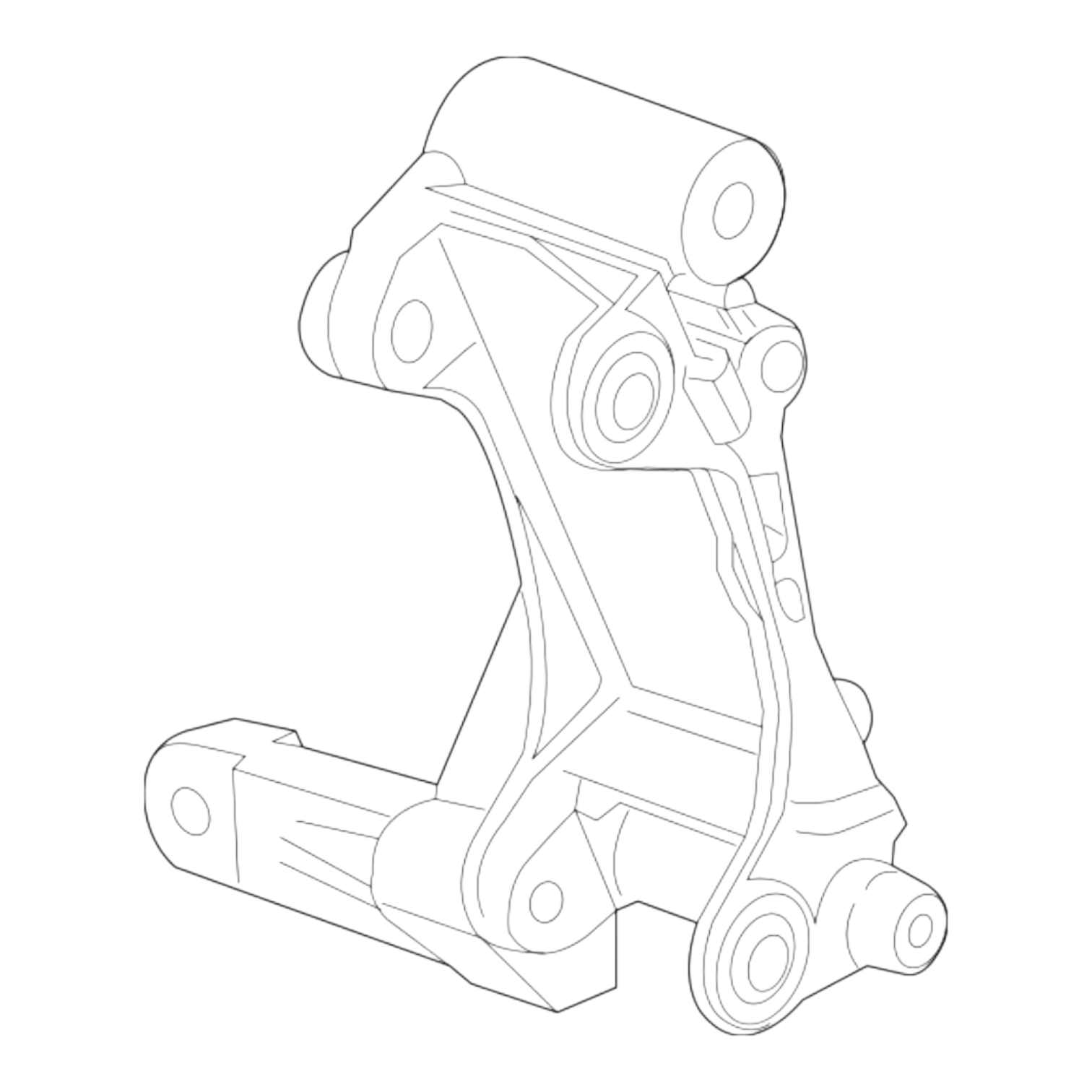 LT1 LT4 Camaro Alternator Bracket (OEM) - ICT Billet BKT207