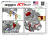 LT1 LT4 Corvette Air Conditioning Bracket - ICT Billet BKT-LT01-AC1