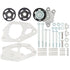 LT4 Corvette Supercharger 8 Rib Belt Tensioner, Idlers and Bracket - ICT Billet TEN-LT4-100A
