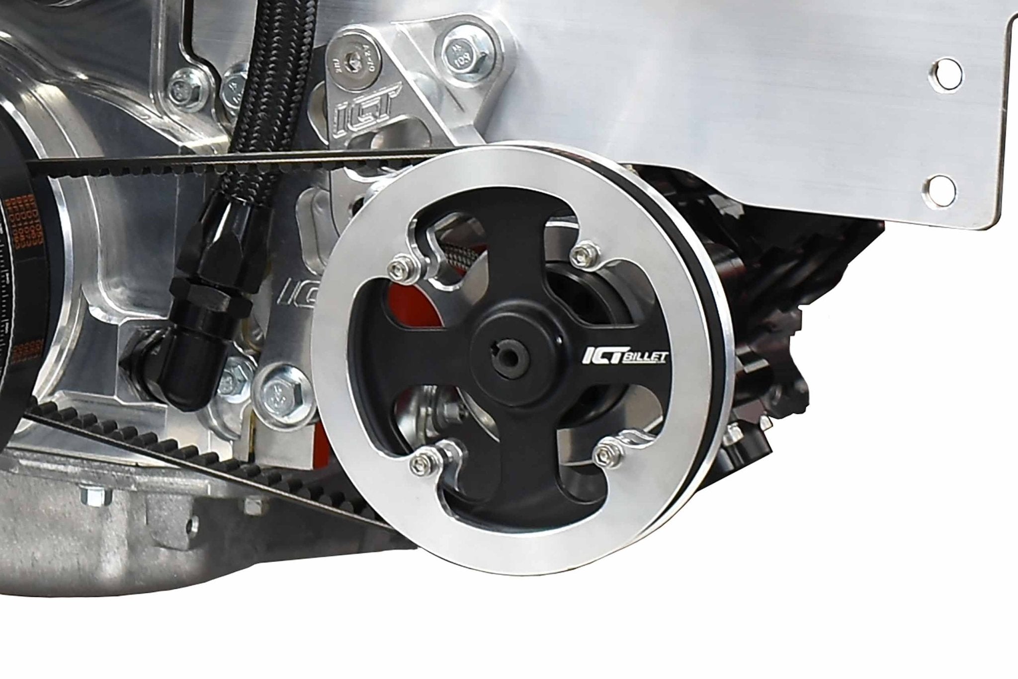 Mechanical Fuel Pump Pulley - .5" 50 Tooth - ICT Billet 551969-50T