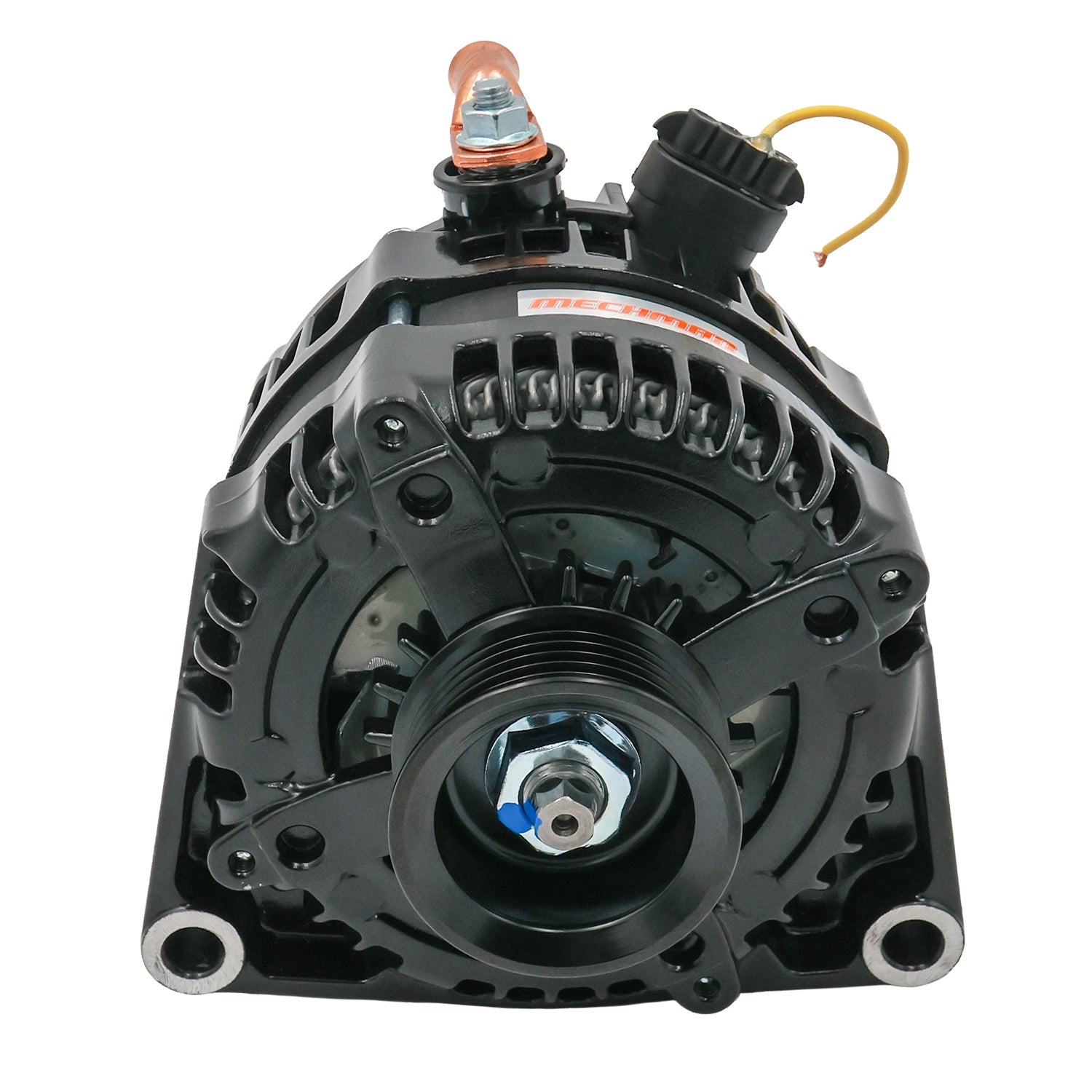 Mechman 240 Amp Black Racing Alternator - ICT Billet MEH-8237240B