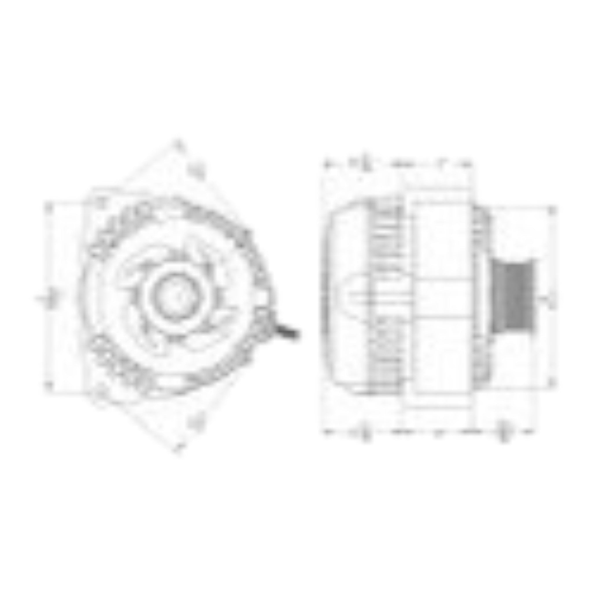 Mechman LS Alternator Billet 320 Amp Racing - ICT Billet MEH-B8206320B