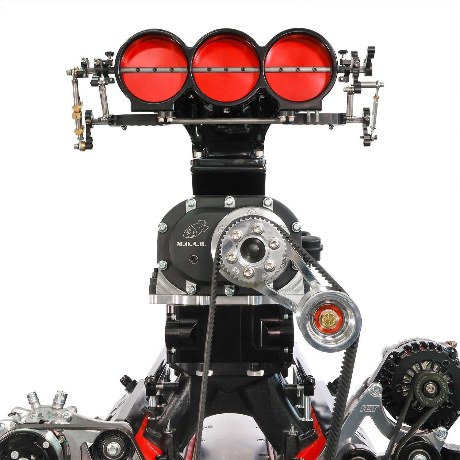 MOAB Supercharger Adapter Plate to Hi - Ram - ICT Billet 551129-M0AB