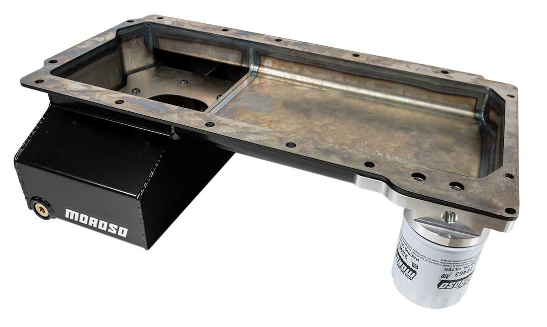 Moroso - LS Swap Front Sump Oil Pan - Filter on Pan Style - ICT Billet MOR-20138