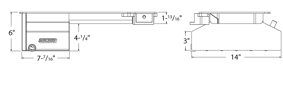 Moroso - LS Swap Front Sump Oil Pan - Filter on Pan Style - ICT Billet MOR-20138