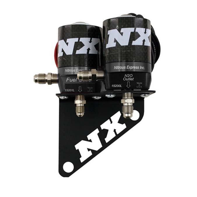 Nitrous Express Solenoid Mounting Bracket (Passenger Side Head) - ICT Billet NX - 15770