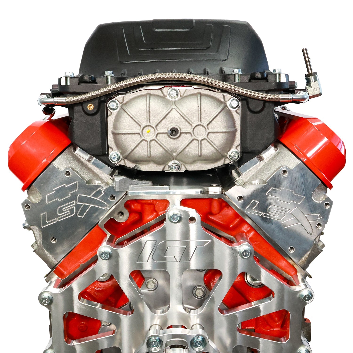 Oil Pressure Sensor Adapter Port - For Gen 4 LS Valley Pan - M16 - 1.5 90 Degree - ICT Billet 551623-90M16