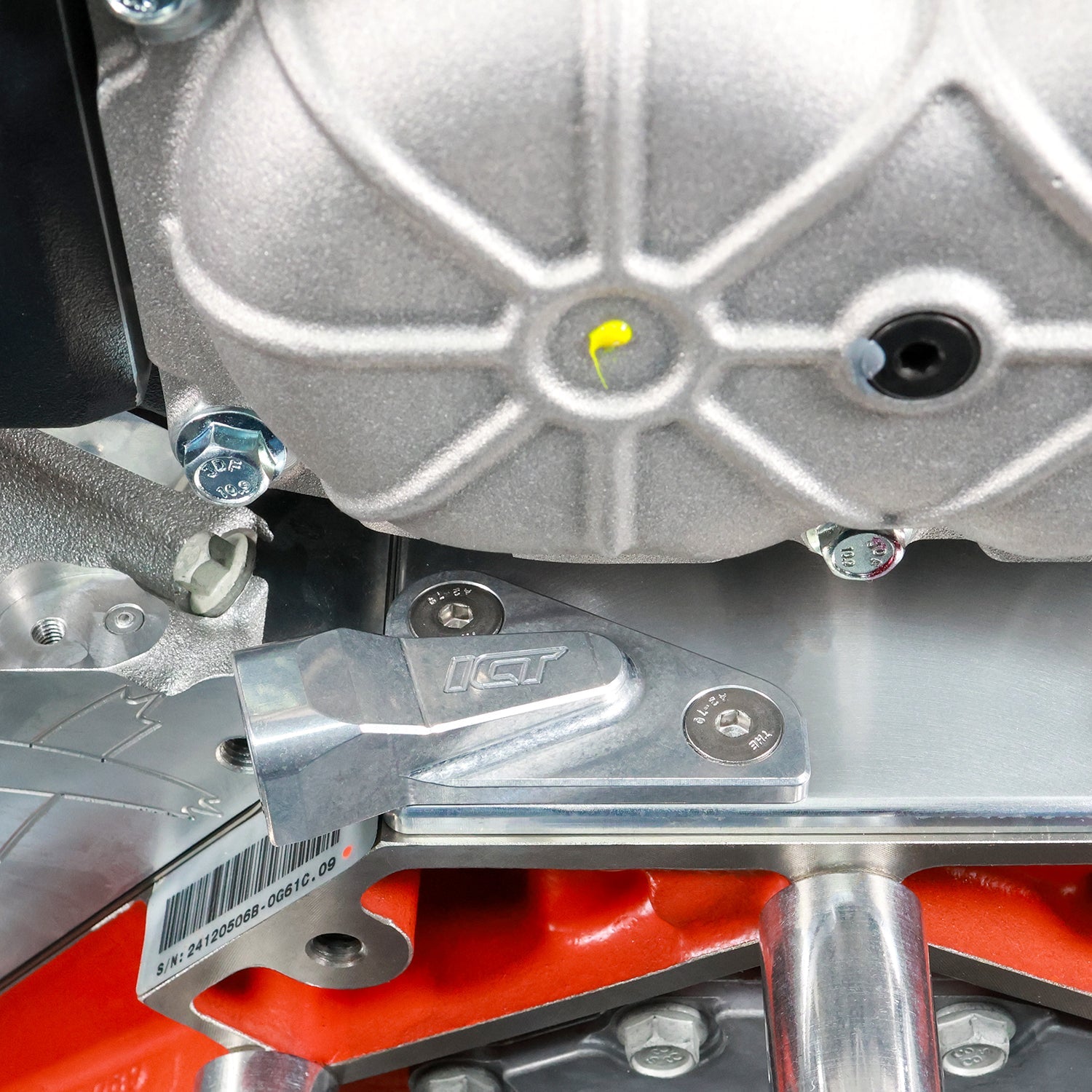 Oil Pressure Sensor Adapter Port - For Gen 4 LS Valley Pan - M16 - 1.5 90 Degree - ICT Billet 551623-90M16