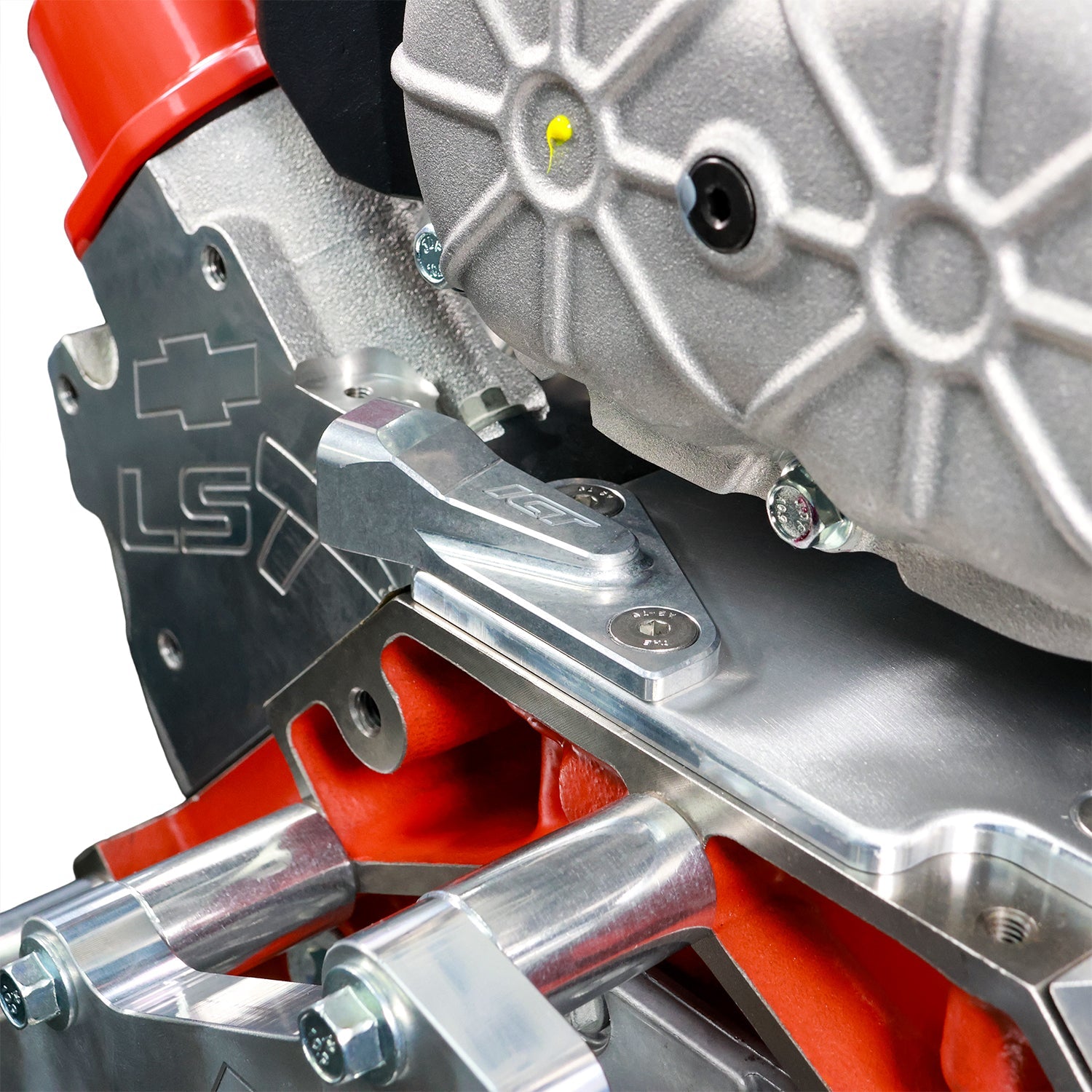 Oil Pressure Sensor Adapter Port - For Gen 4 LS Valley Pan - M16 - 1.5 90 Degree - ICT Billet 551623-90M16