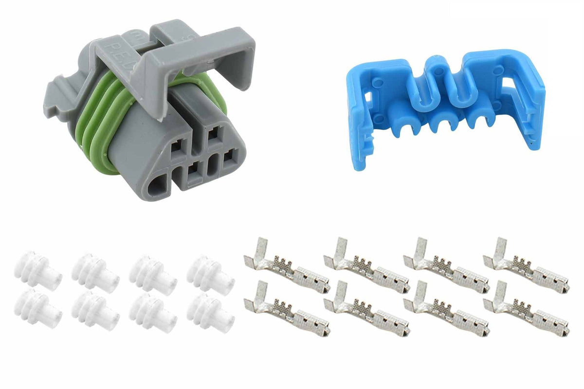 O2 Sensor Connector Cap Oxygen Sensor (O2) Trapezoid Female Wire Connector Component Kit – ICT ...
