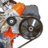 Power Steering Bracket Kit Compatible with LS Corvette LS2 LS3 CTSV G8 SS(uses LS1 Camaro Pump) - ICT Billet 551751-1
