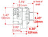 Powermaster - 165a Alternator for LS/LT - ICT Billet PWM-584061