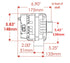 Powermaster - 220a High-Amp XS Volt Alternator for LS/LT - ICT Billet PWM-582378