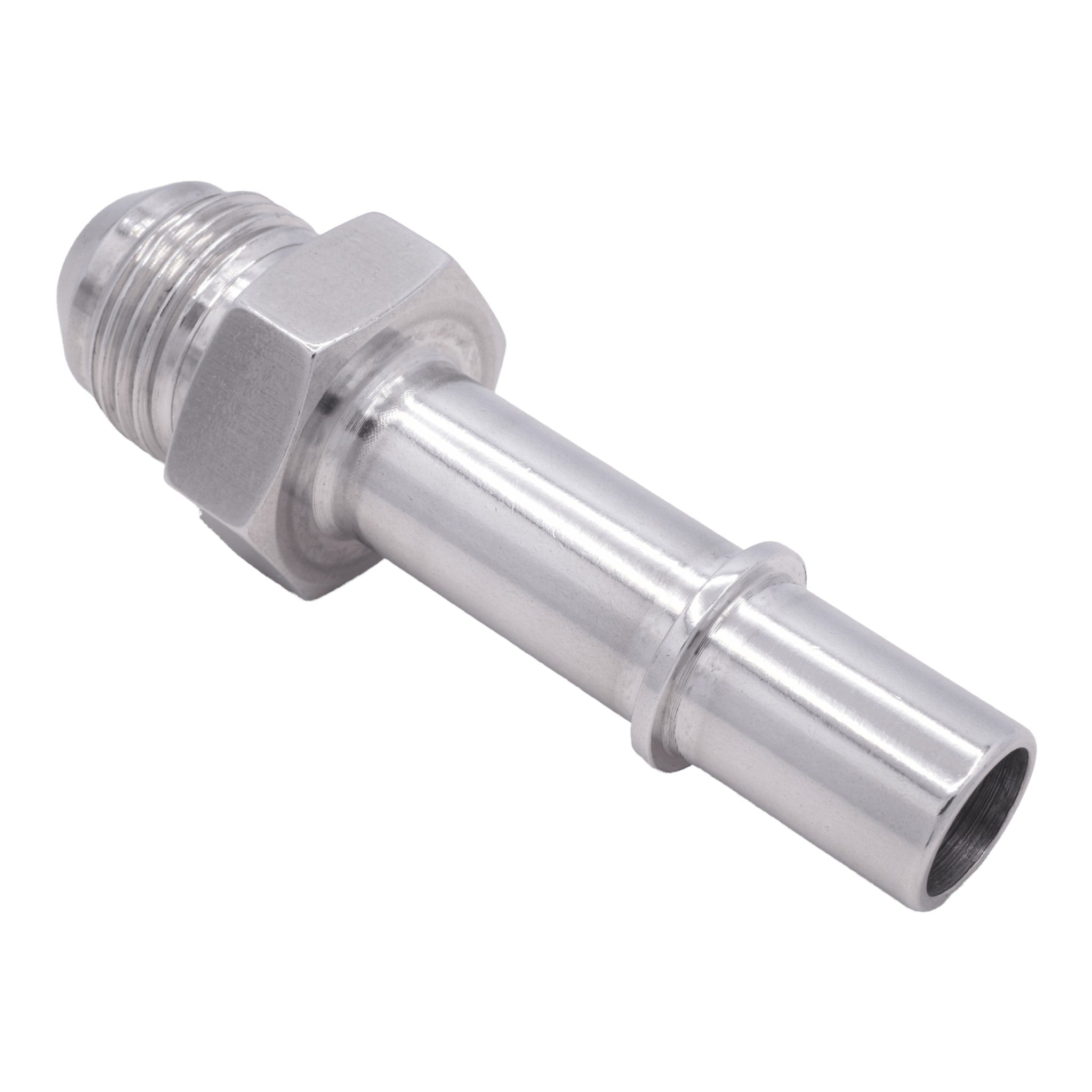 Quick Connect Male 1/2 Fuel Rail Hose to -8AN Adapter Fitting LS LS1 LS3 GM - ICT Billet AN817-03-08AN
