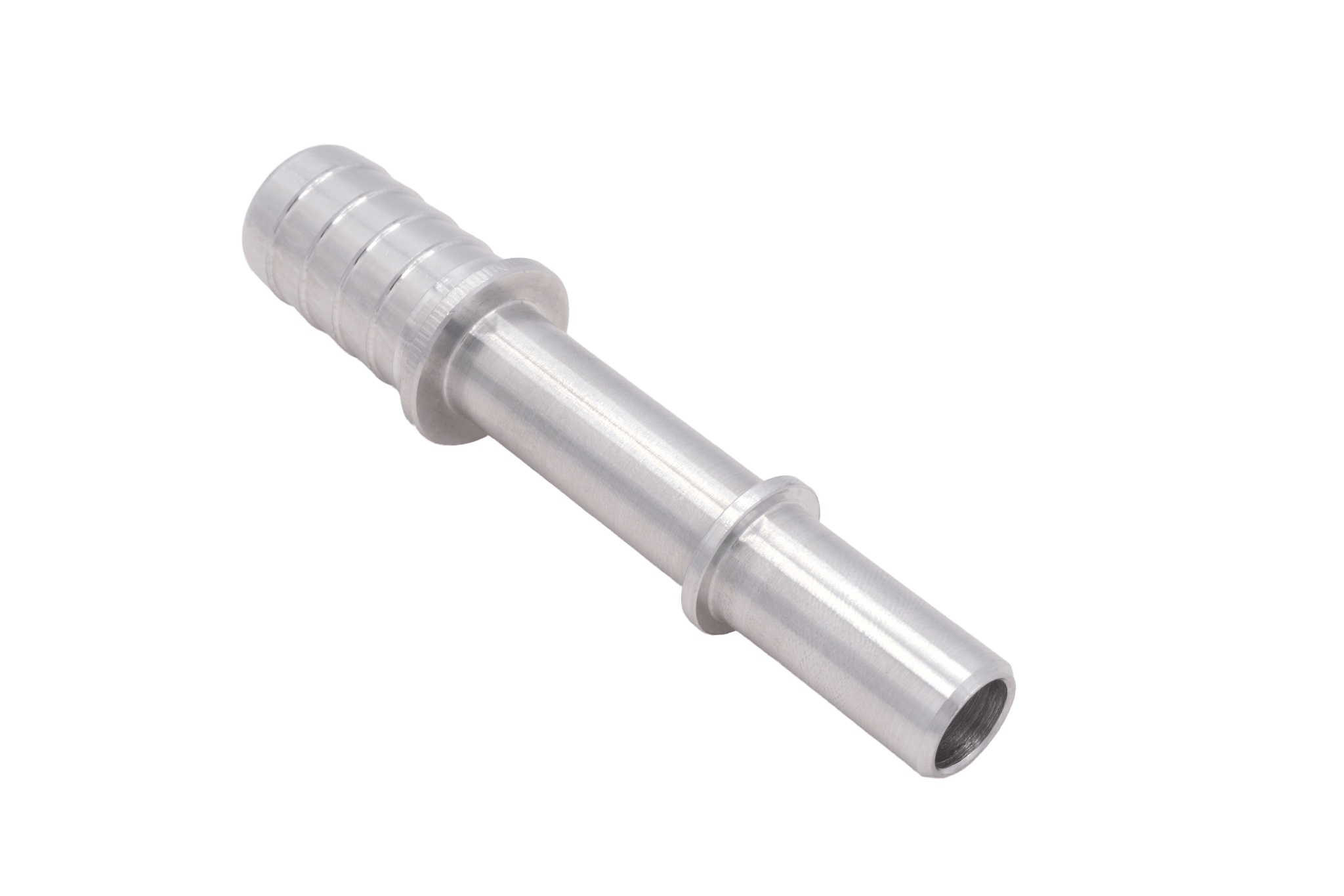 Quick Connect Male 3/8 Fuel Rail Hose to 1/2 Barb Adapter Fitting LS LS1 LS3 - ICT Billet AN817 - 02 - 08BA