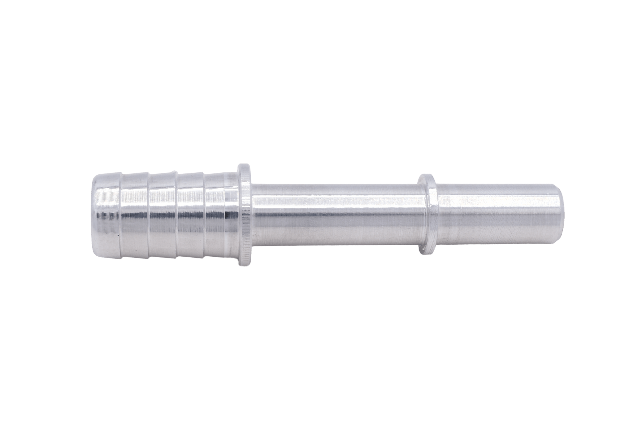 Quick Connect Male 3/8 Fuel Rail Hose to 1/2 Barb Adapter Fitting LS LS1 LS3 - ICT Billet AN817 - 02 - 08BA