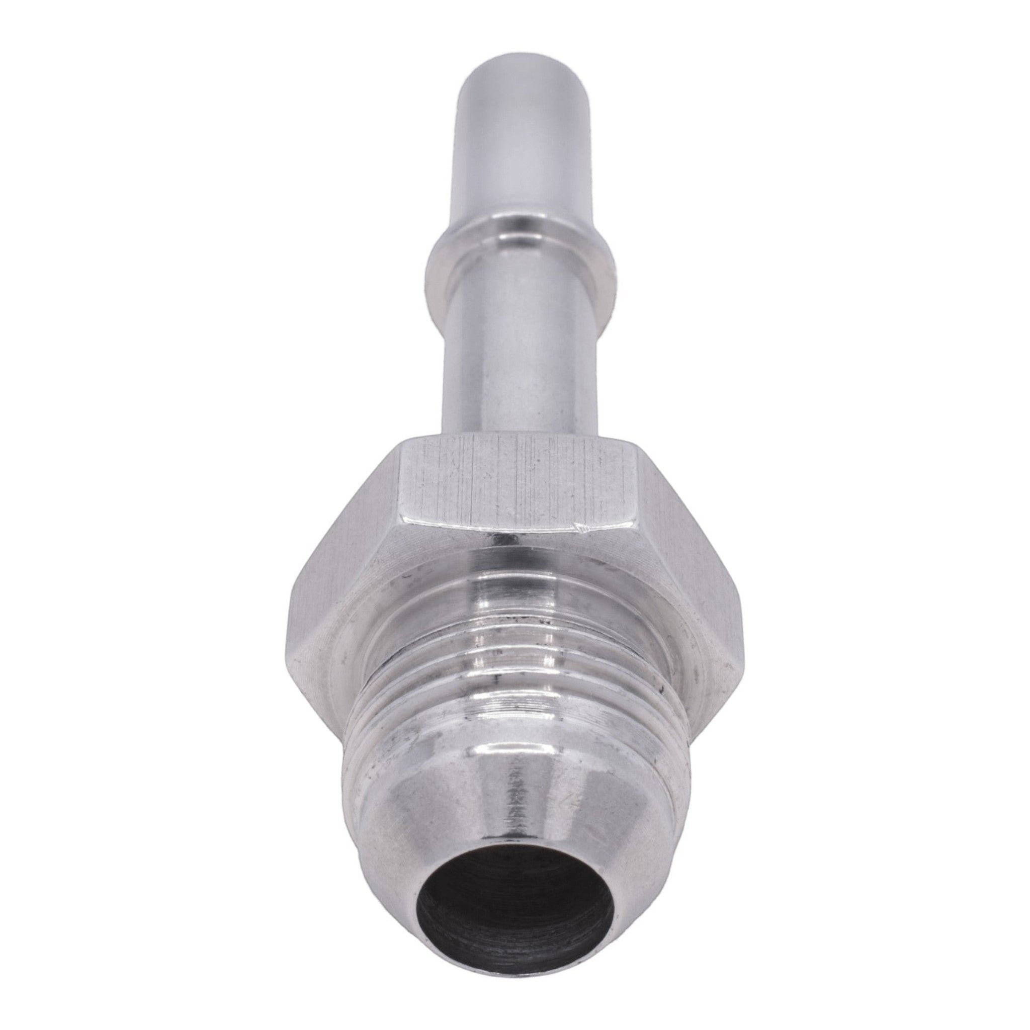 Quick Connect Male 3/8 Fuel Rail Hose to -8AN Adapter Fitting LS LS1 LS3 GM - ICT Billet AN817-02-08AN