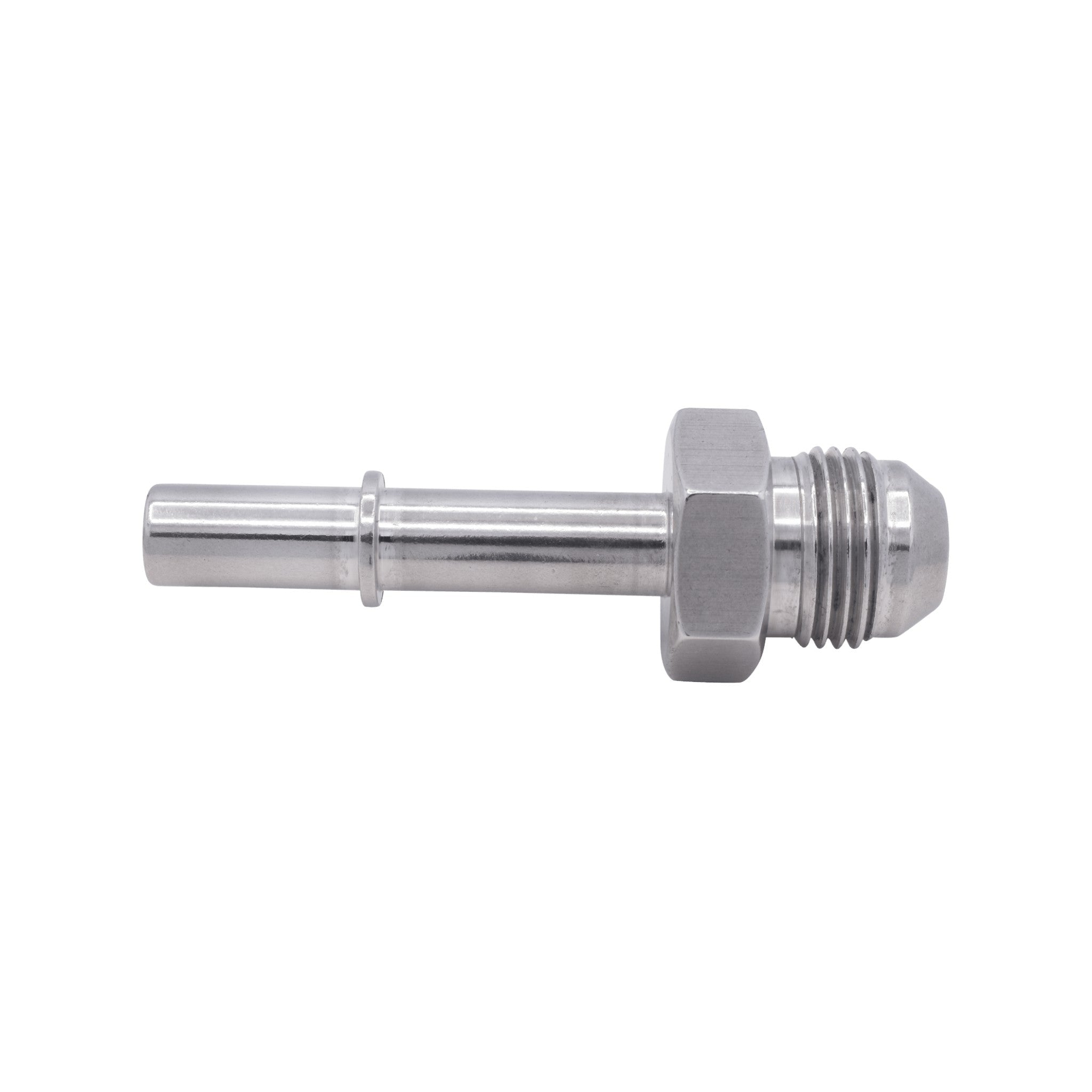 Quick Connect Male 3/8 Fuel Rail Hose to -8AN Adapter Fitting LS LS1 LS3 GM - ICT Billet AN817-02-08AN