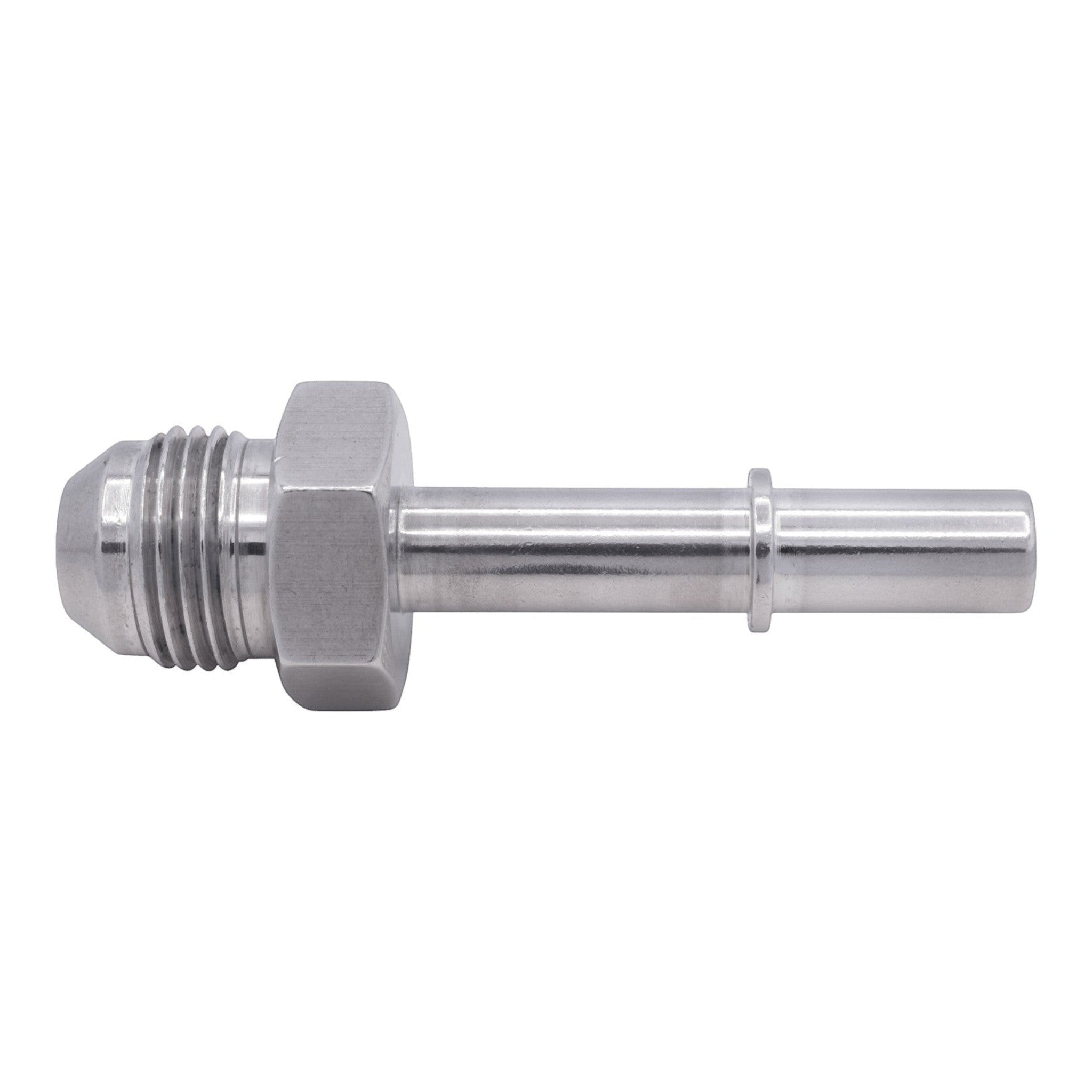 Quick Connect Male 3/8 Fuel Rail Hose to -8AN Adapter Fitting LS LS1 LS3 GM - ICT Billet AN817-02-08AN