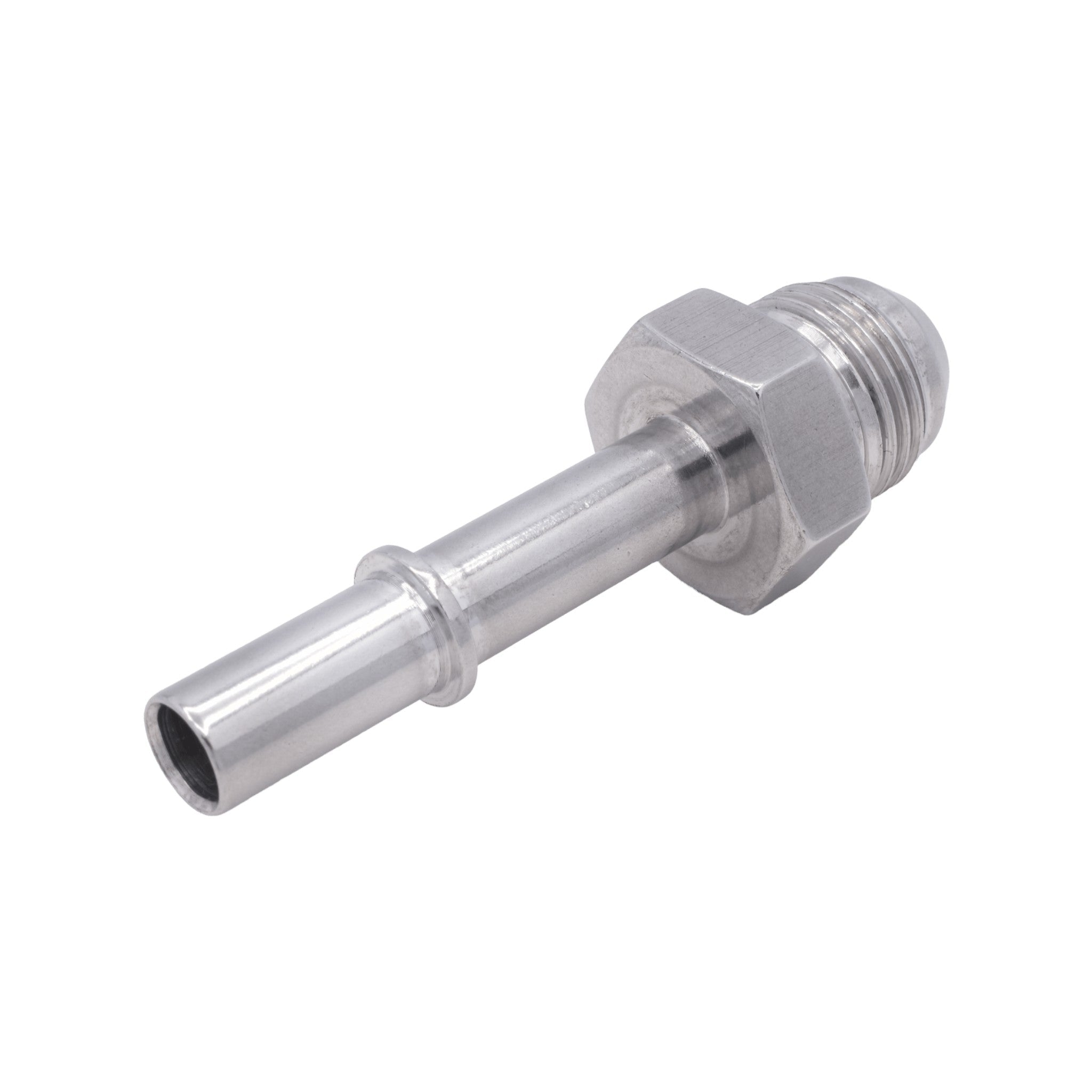 Quick Connect Male 3/8 Fuel Rail Hose to -8AN Adapter Fitting LS LS1 LS3 GM - ICT Billet AN817-02-08AN