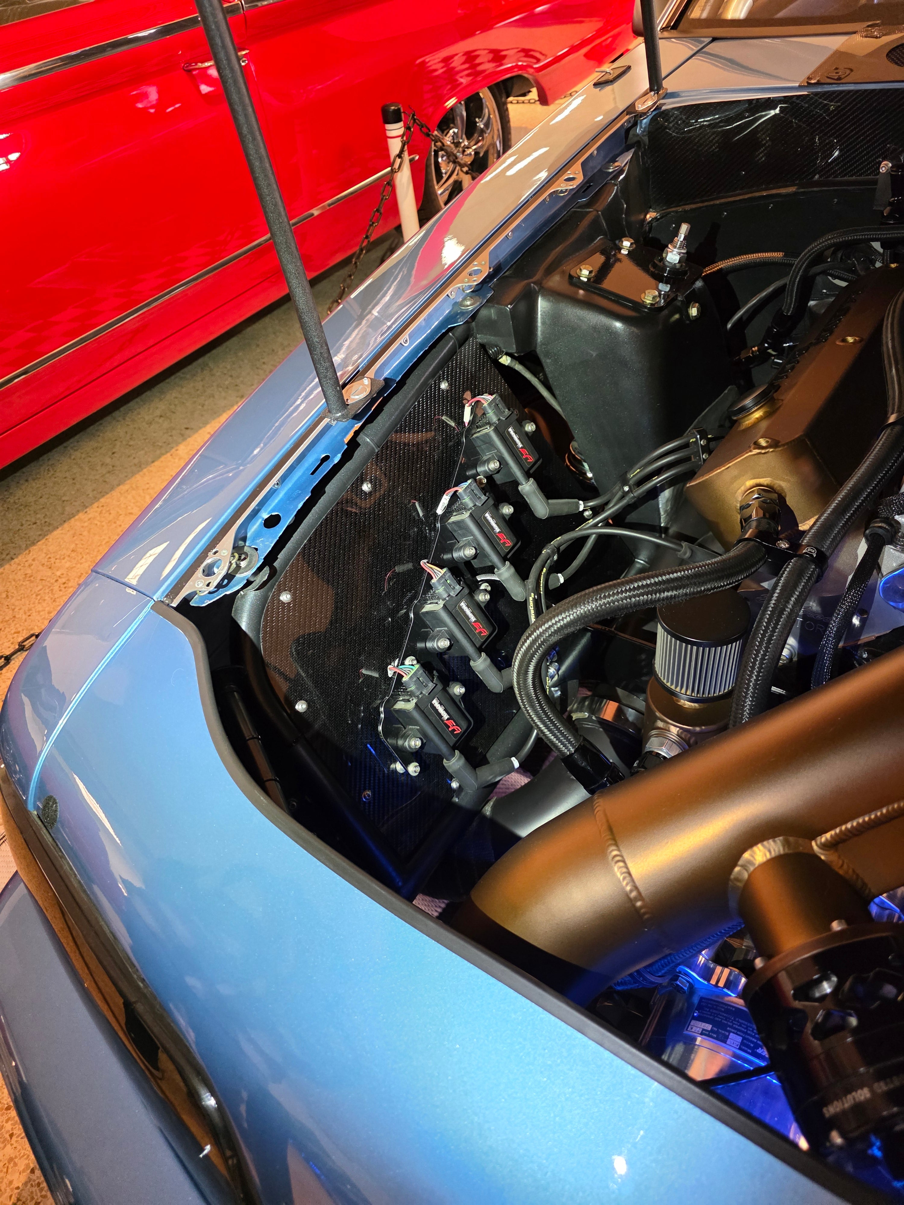 LS Billet Coil Brackets Compatible with Holley AMP EFI Smart Coil Pack (LSA LS9 Valve Cover ONLY)