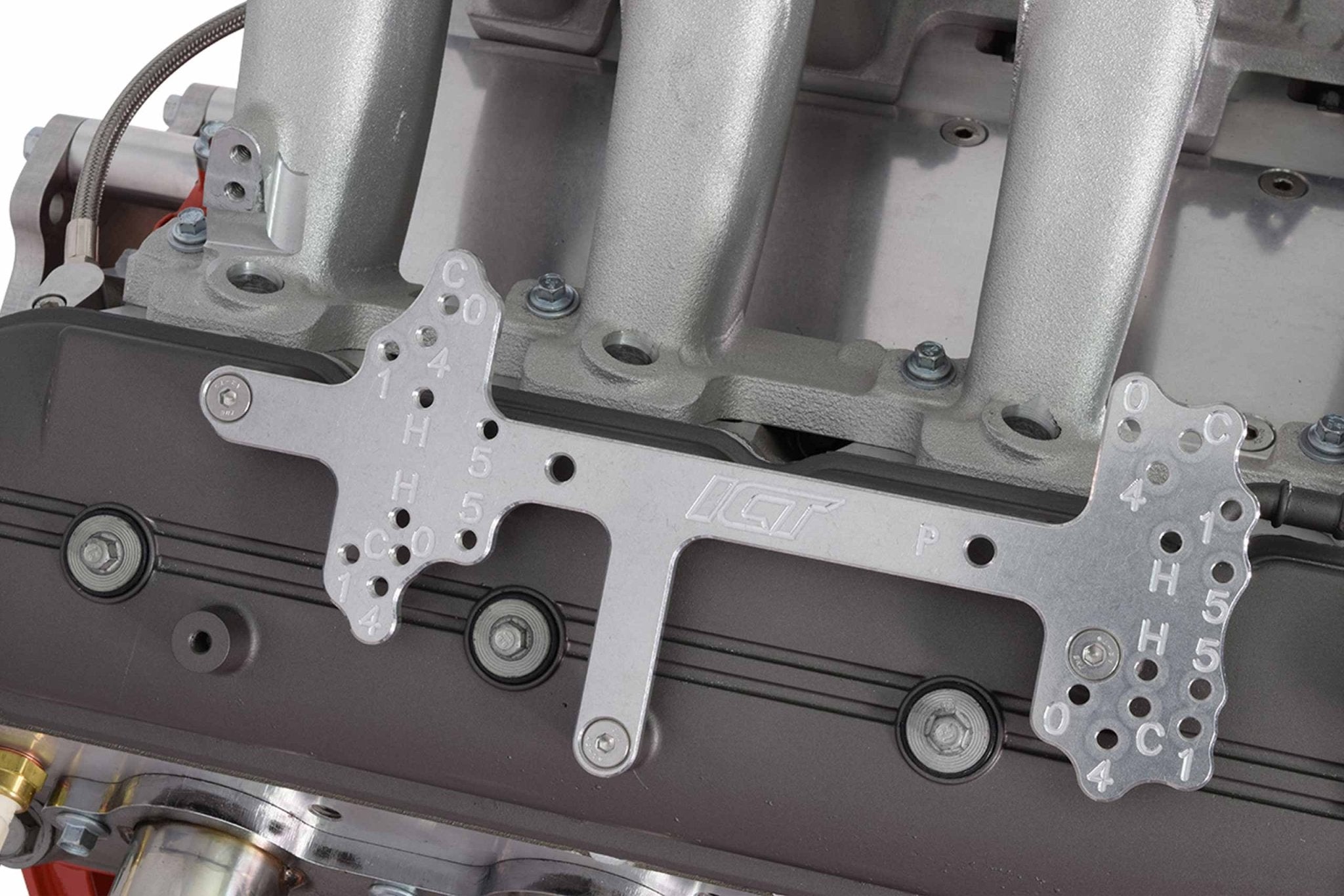 ICT Billet S10 LS Mounting Base Plates – Remote Coil Brackets For Valve Cover – LS1 LS3 LSX – 551115-01