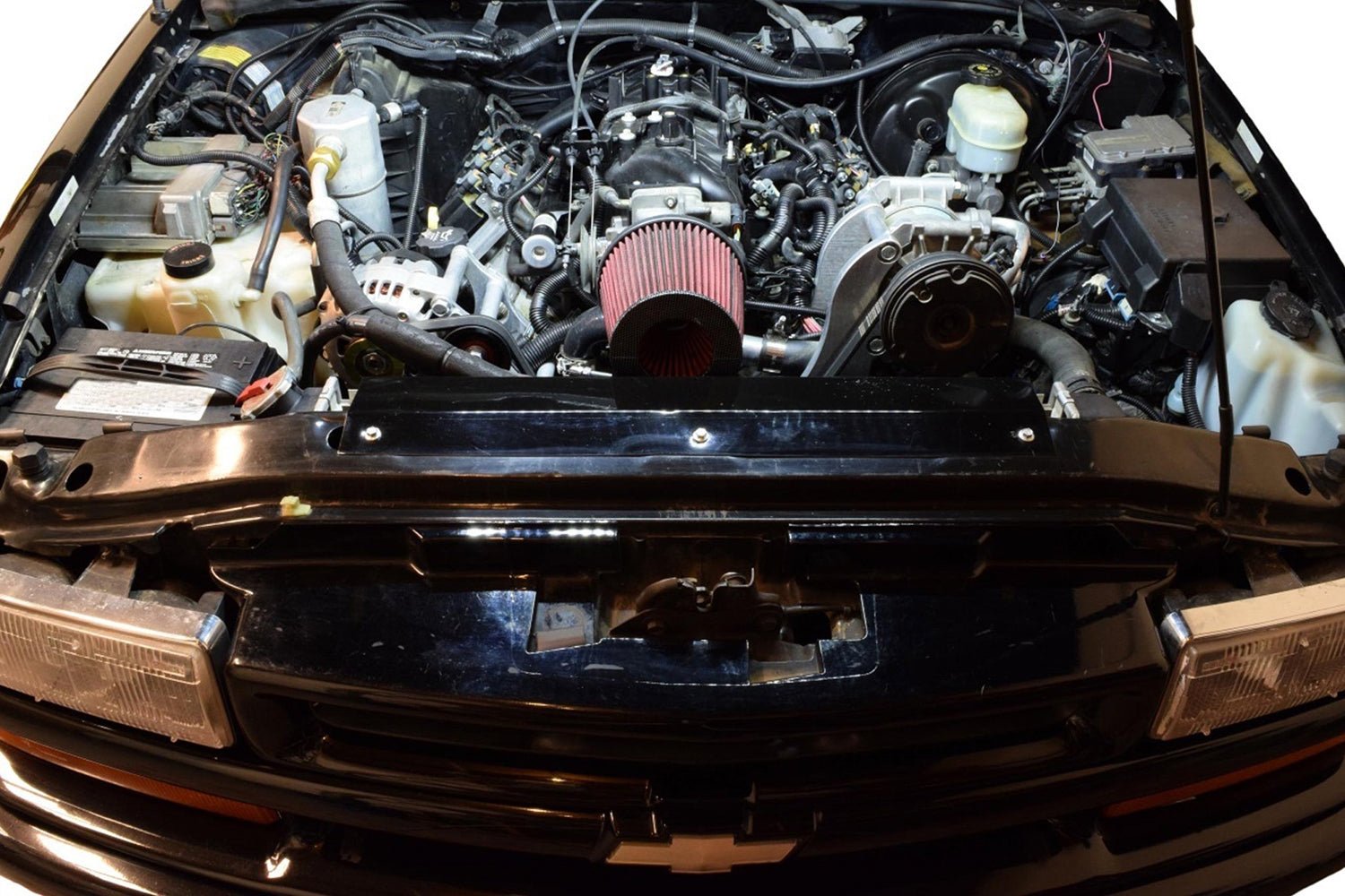 S10 LS Swap A/C Compressor and Power Steering Bracket LS1 LS3 LSX LQ4 LQ9 4.8L 5.3L 6.0L - ICT Billet 551779-3