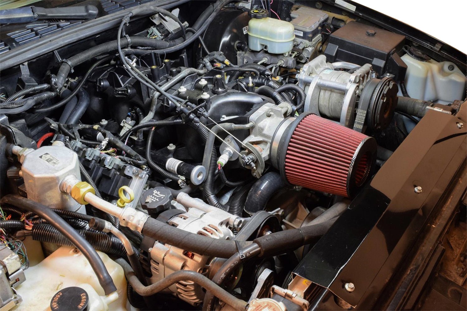 S10 LS Swap A/C Compressor and Power Steering Bracket LS1 LS3 LSX LQ4 LQ9 4.8L 5.3L 6.0L - ICT Billet 551779-3