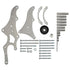 S10 LS Swap A/C Compressor and Power Steering Bracket LS1 LS3 LSX LQ4 LQ9 4.8L 5.3L 6.0L - ICT Billet 551779-3