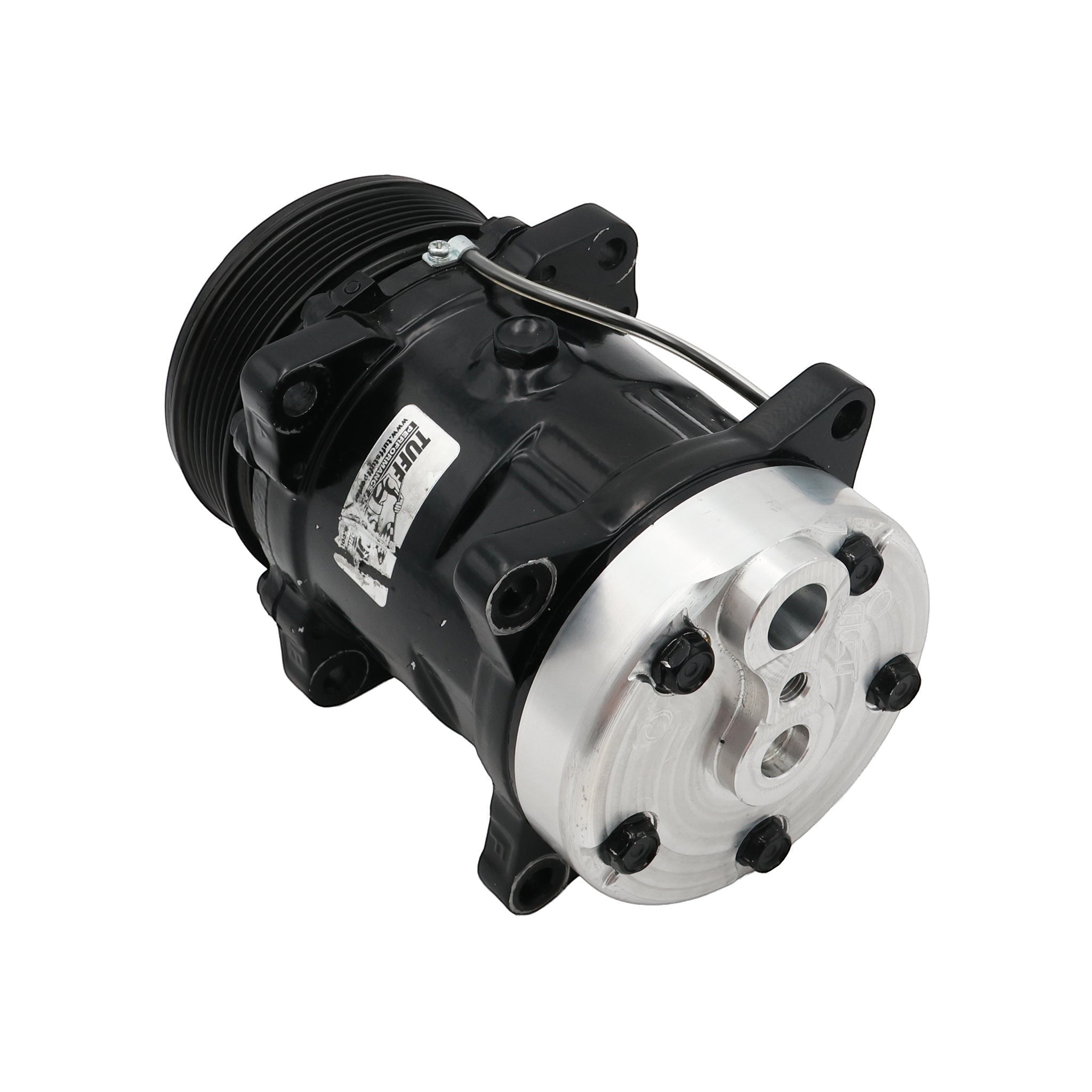 Sanden 508 Rear Cover to R4 A/C Lines Adapter - ICT Billet 551194-5P