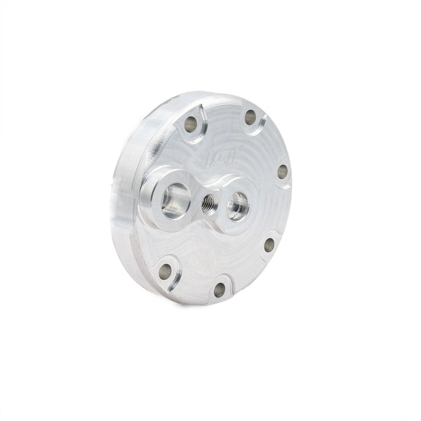 Sanden 709 7 Piston Rear Cover for R4 AC Lines | ICT Billet