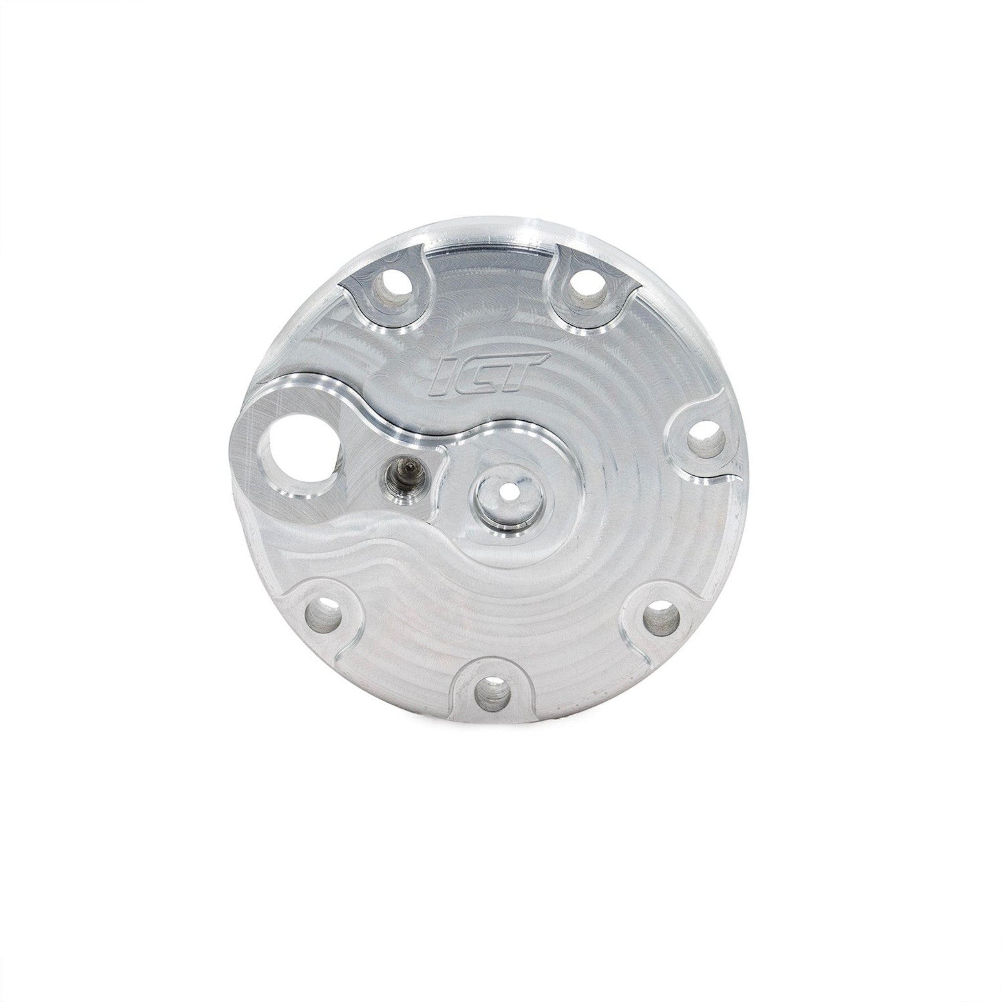 Sanden 709 Rear Cover to R4 A/C Lines Adapter - ICT Billet 551194-7P