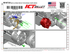 SBC Alternator Bracket - for Double Hump Heads (bolts to water pump only) - ICT Billet 551672X