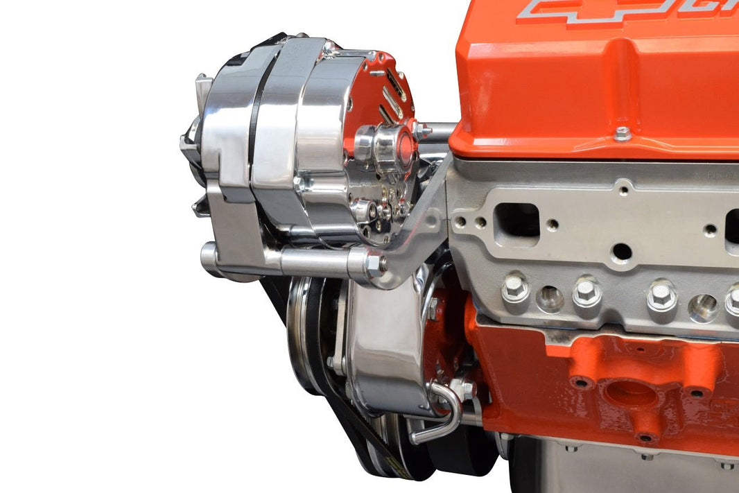 Bracket Engine Accessory SBC LWP Alternator & Power Steering Brackets - Head & WP Mounted – ICT ...