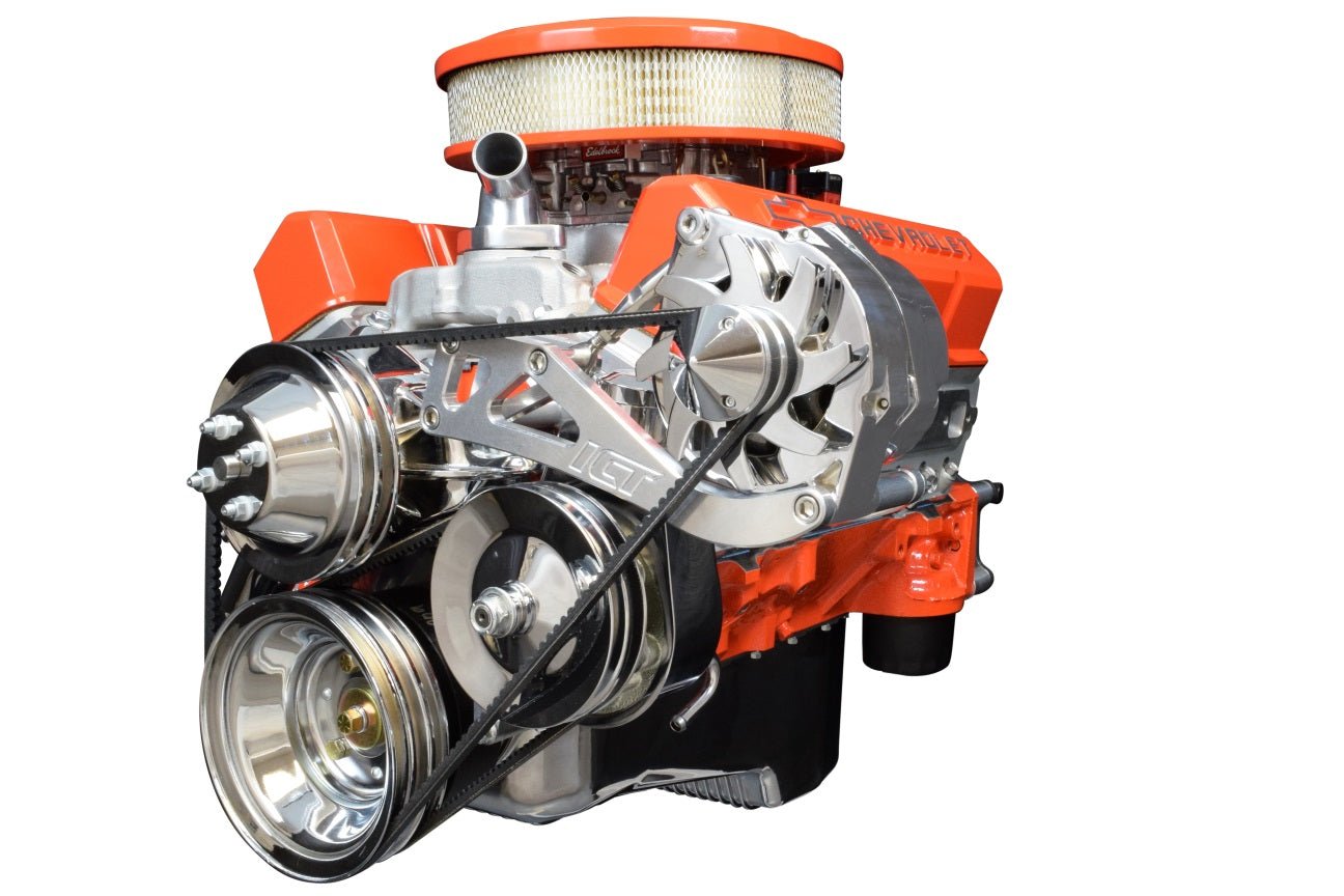 Gearhead SB Chevy Aluminum Pulley & Bracket Kit – Alternator & Power Steering