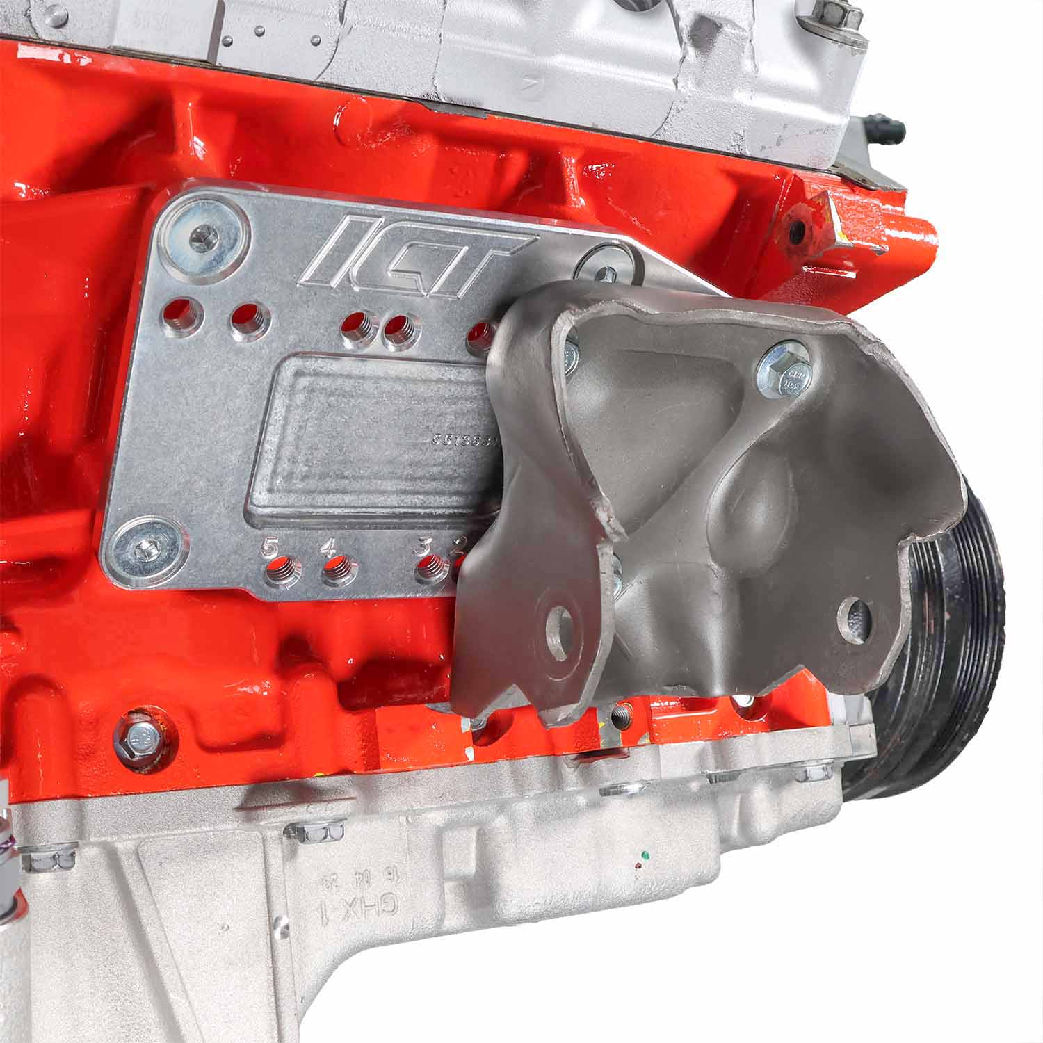 SBC to 2014 - up LT LT1 Engine Swap Bracket Conversion for Motor Mounts - ICT Billet 551363X