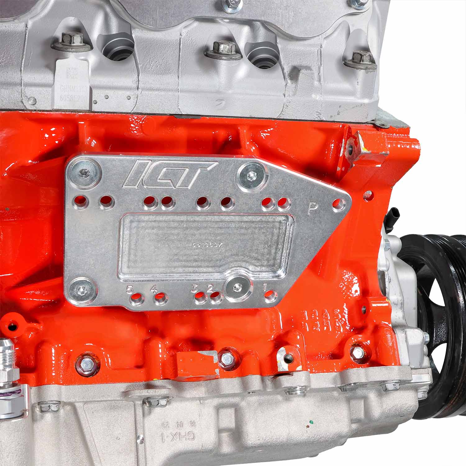 SBC to 2014 - up LT LT1 Engine Swap Bracket Conversion for Motor Mounts - ICT Billet 551363X