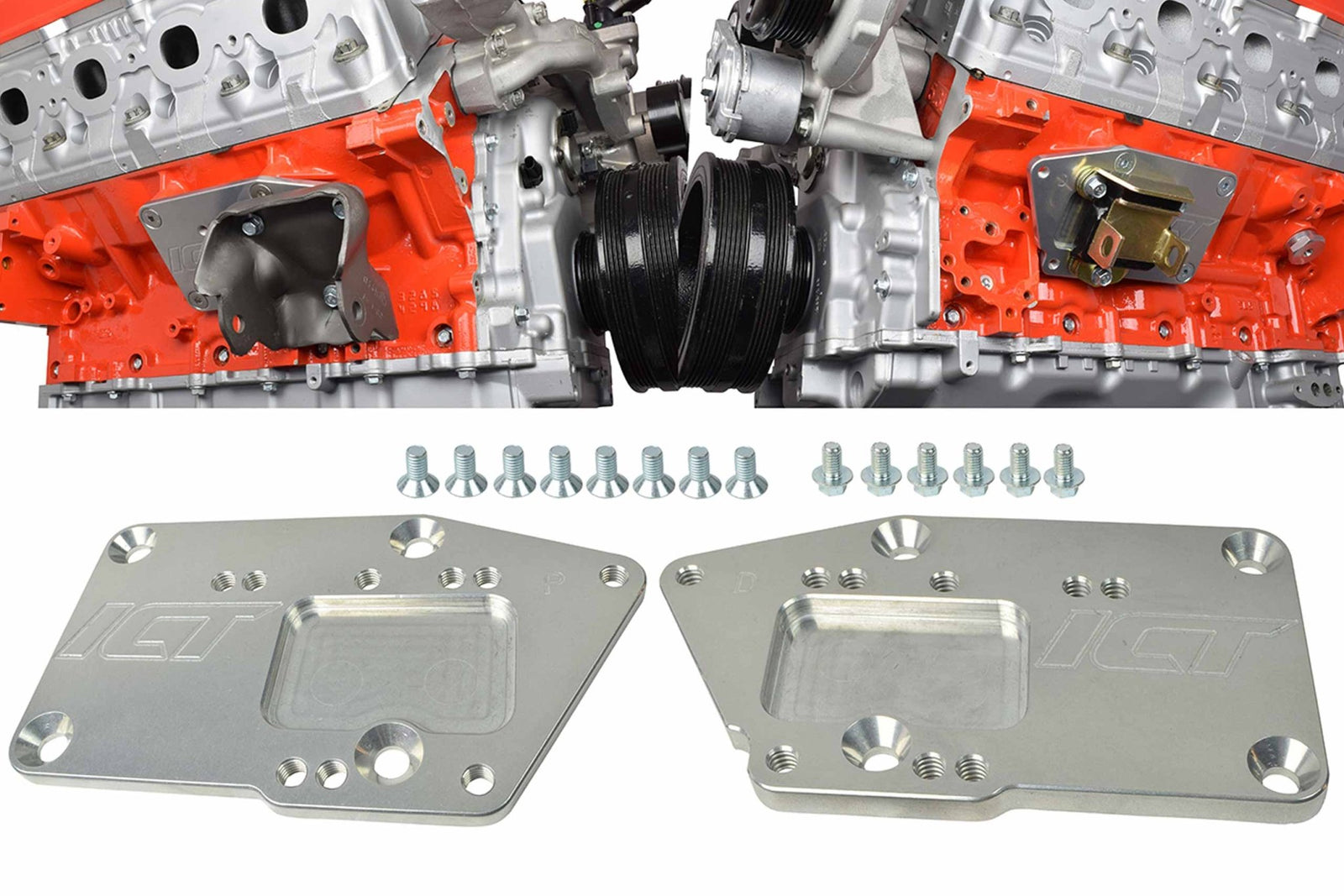 SBC to 2014-up LT LT1 Engine Swap Bracket Conversion for Motor Mounts ...