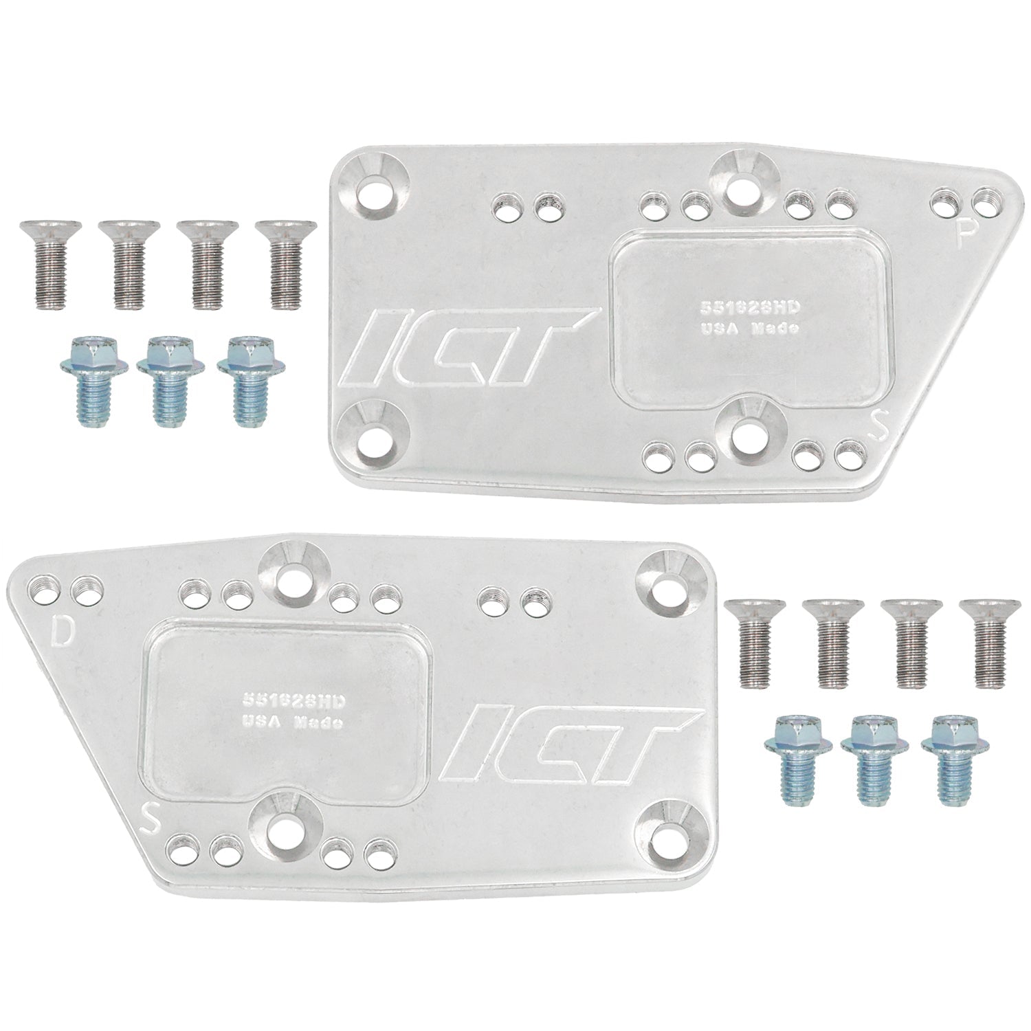 SBC to LS Engine Mount Adapter - Heavy Duty - ICT Billet 551628HD