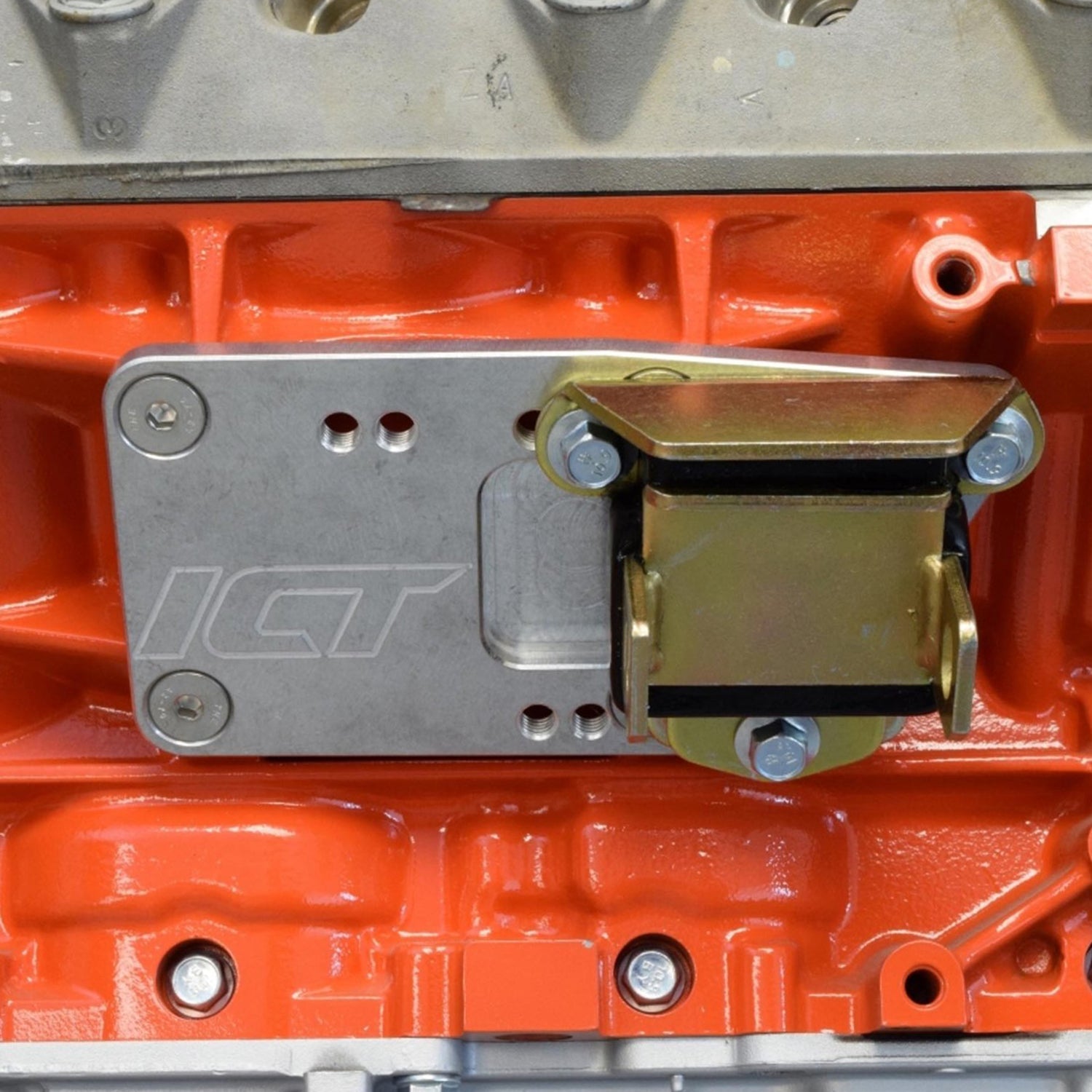 SBC to LS Engine Mount Adapter - Heavy Duty - ICT Billet 551628HD
